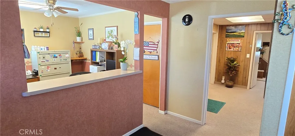 Entry reception area