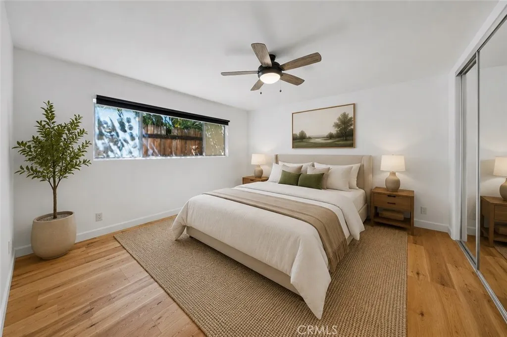 Virtually Staged Bedroom