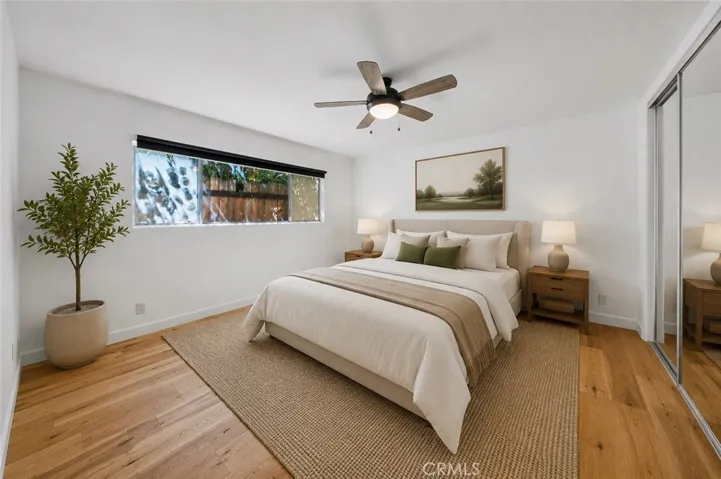 Virtually Staged Bedroom