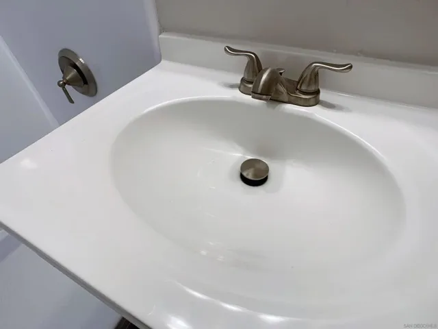 Sink area.
