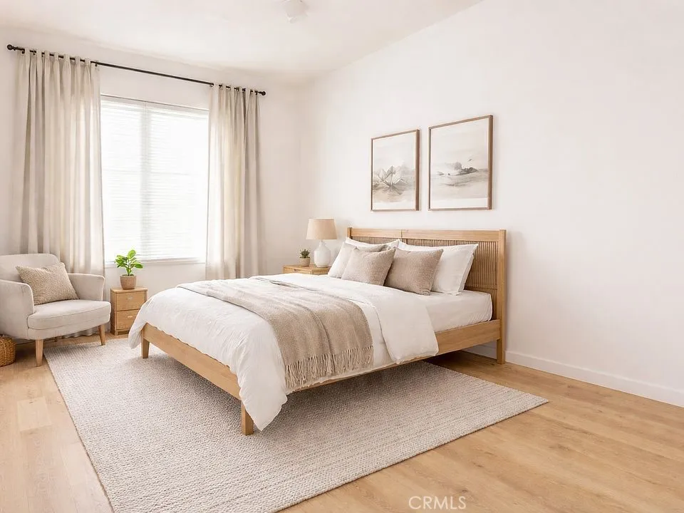 Bedroom number one- Virtual staging Bedroom number one- Virtual staging