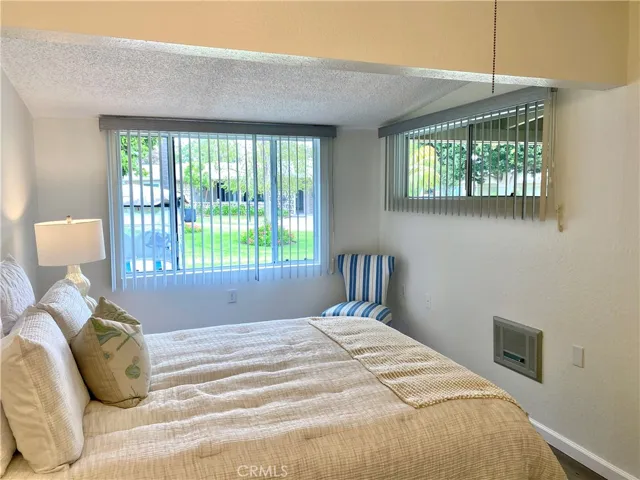 Main bedroom has a walk-in closet