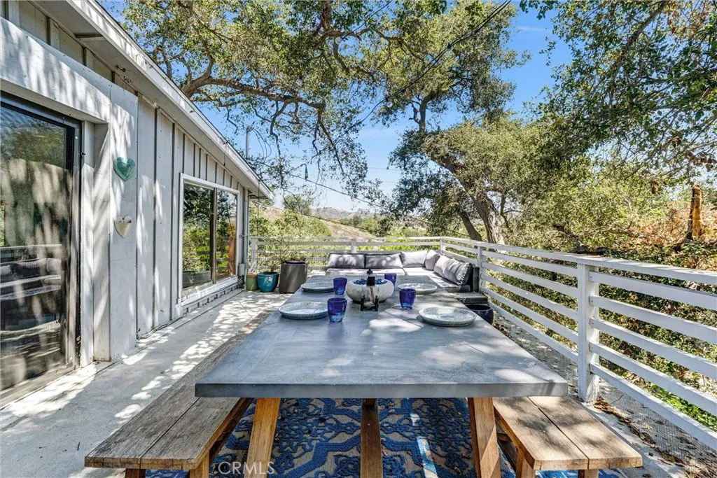 Patio off of living room