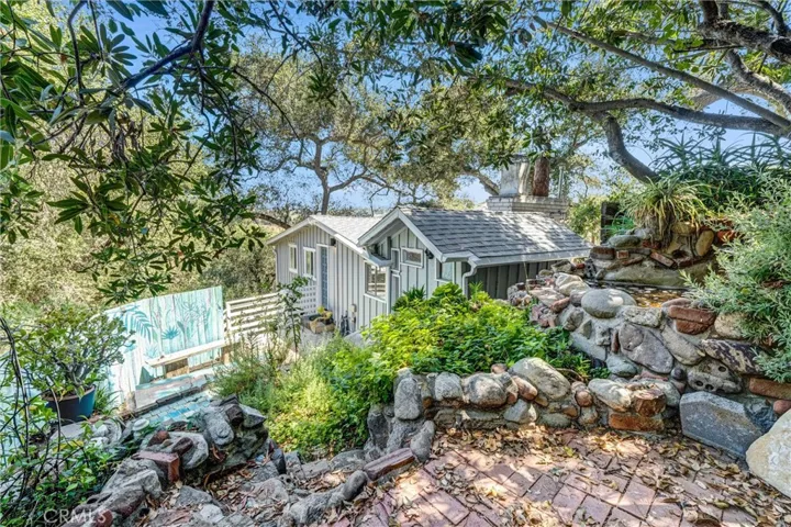 Upper section of property