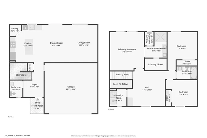 1258 Justice Place, Hemet, California 92543