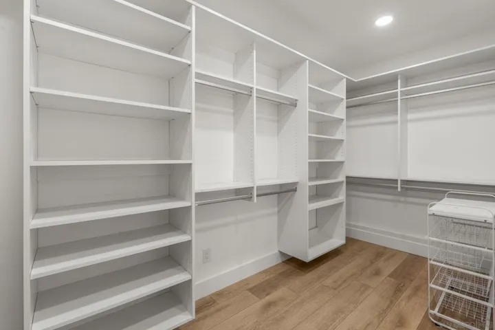 Primary closet