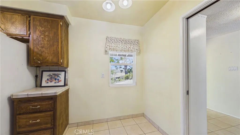 Eating area in kitchen