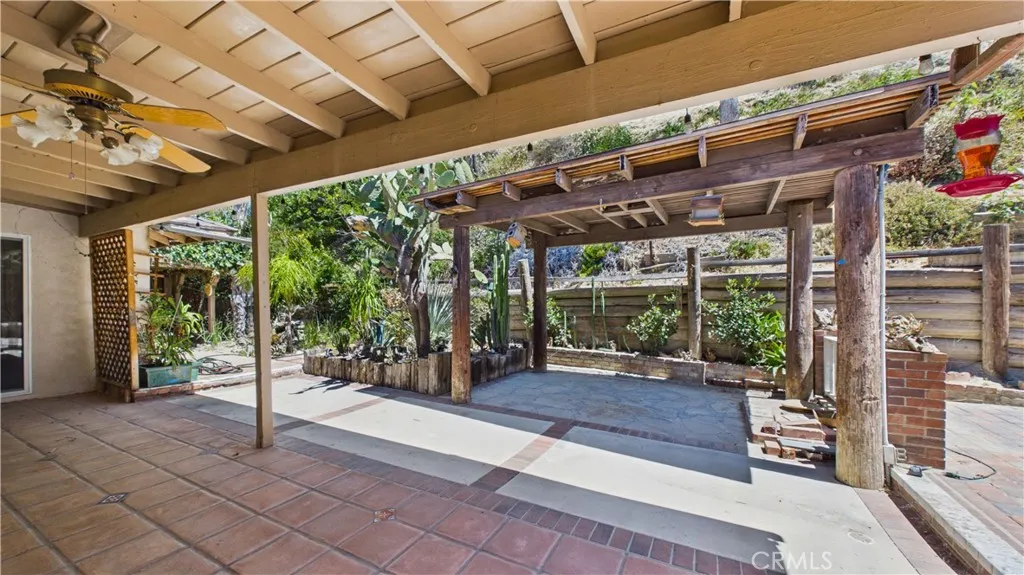 Covered patio
