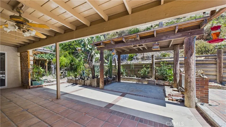 Covered patio