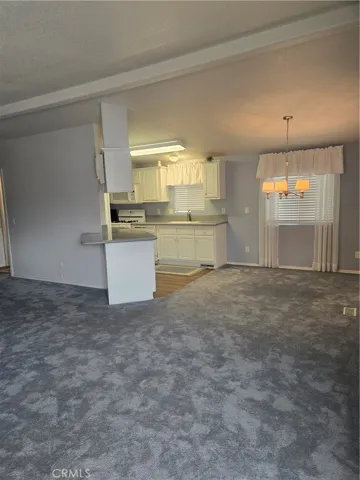 Step inside to the open plan living room
