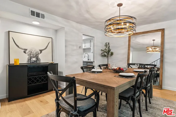 Dining area & credenza