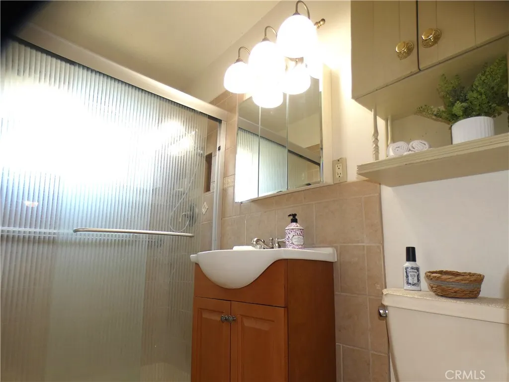 Remodeled hall bath
