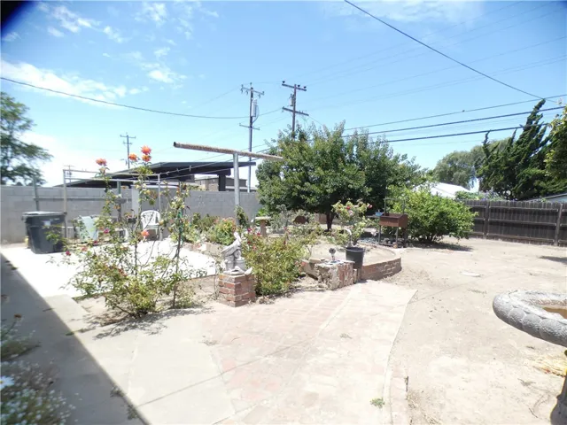 Backyard opens to alley for additional access