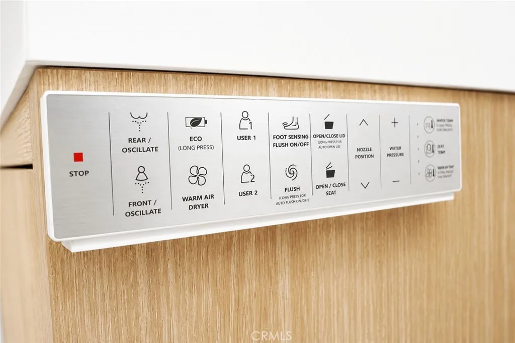 Hall bath bidet panel