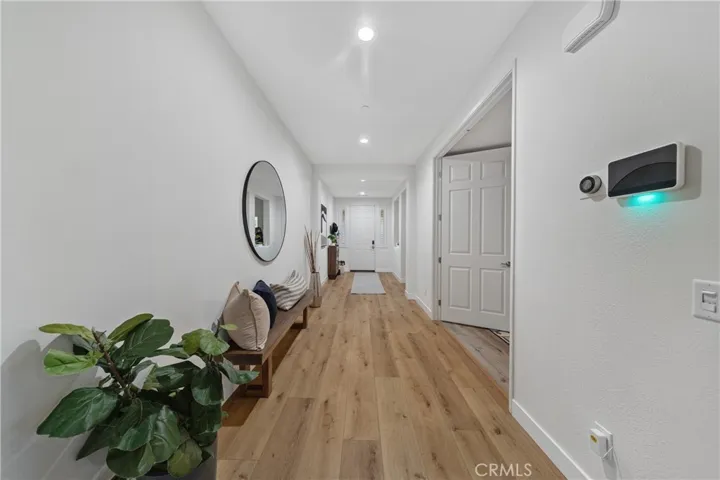 Family room view of foyer