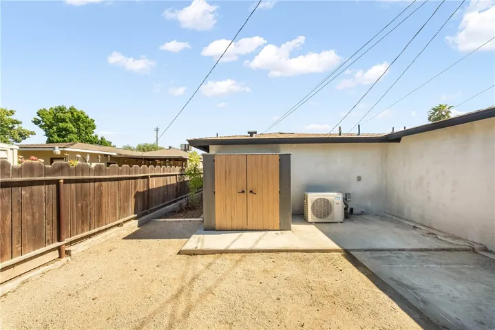Unit #2 Storage & Back Yard