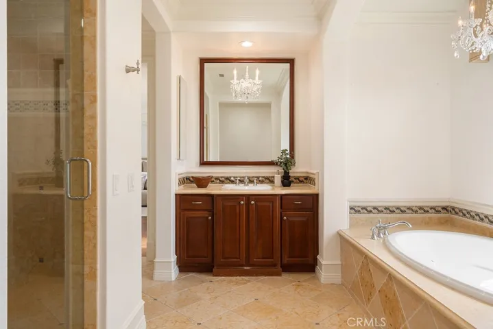 Master bath (Separate shower and bathtub)