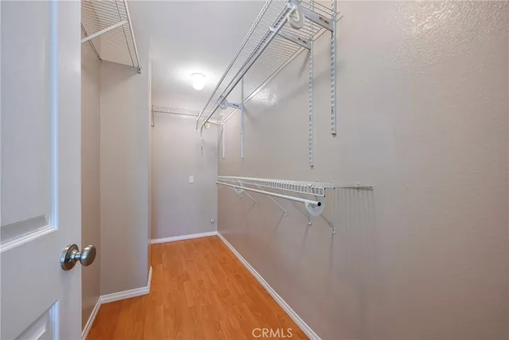 Master bedroom walk-in closet