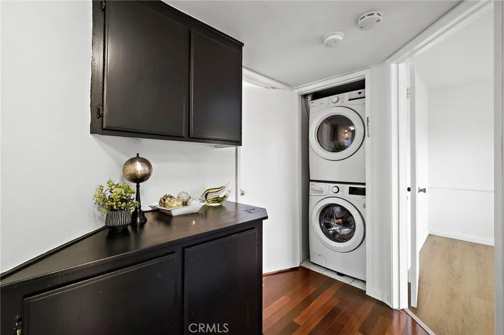 hall way and laundry