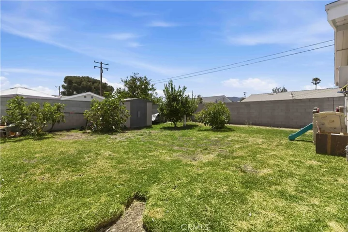 Main-house backyard