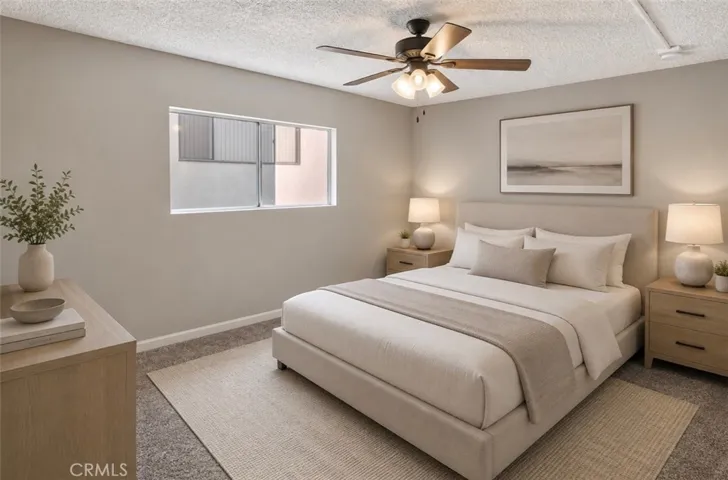 VIRTUALLY STAGED BEDROOM