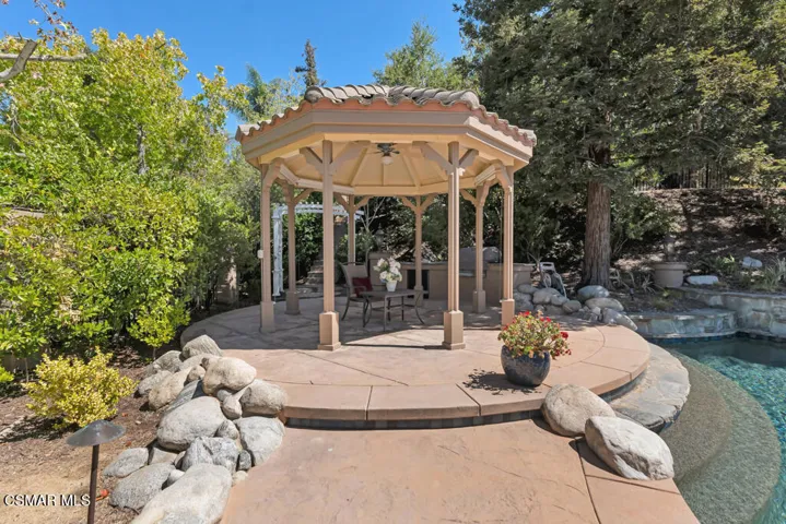 Charming Gazebo & Built-In Barbecue