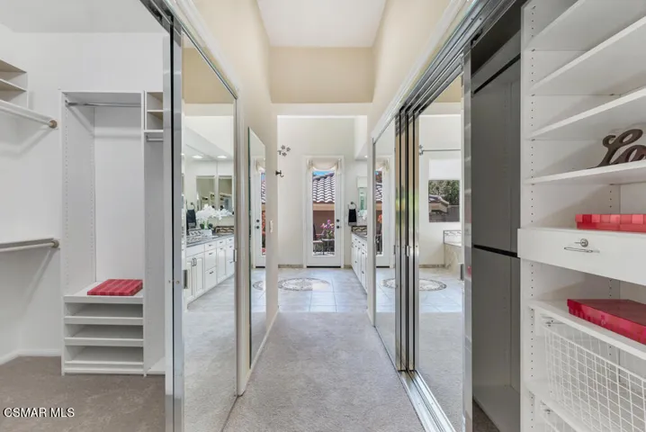 Primary Bedroom - 2 Mirrored Closets