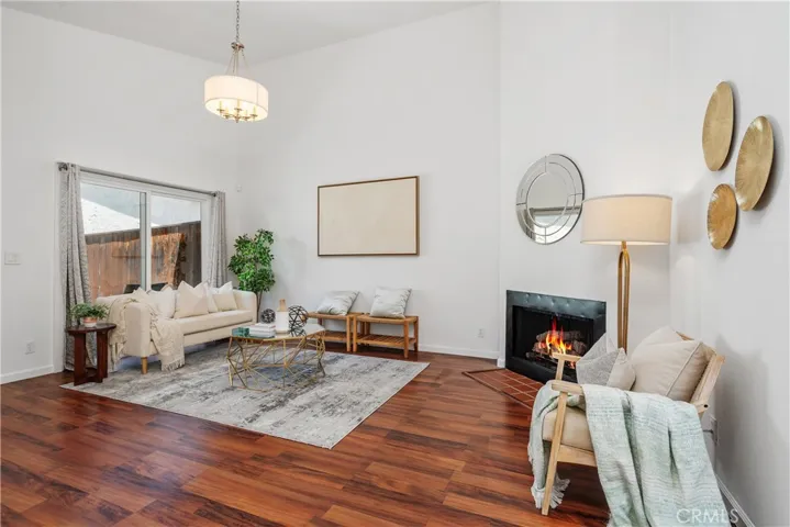 Living room w/sliding doors to the outside