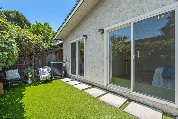 Back patio.