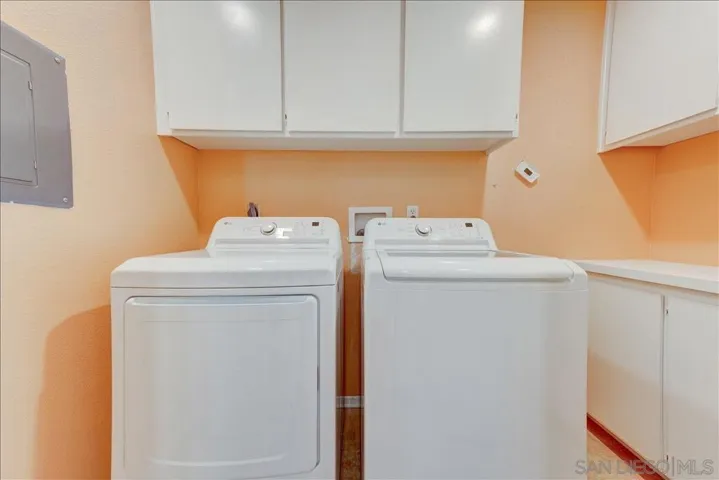 Laundry room is a good size, so you can have an ironing board always ready.