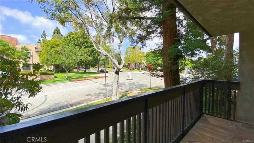 Large balcony outside Primary Bedroom