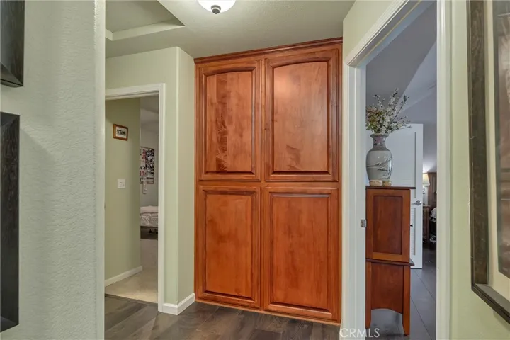 Storage in hallway