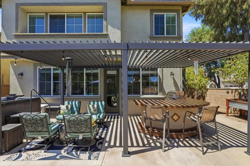Patio over and BBQ Area