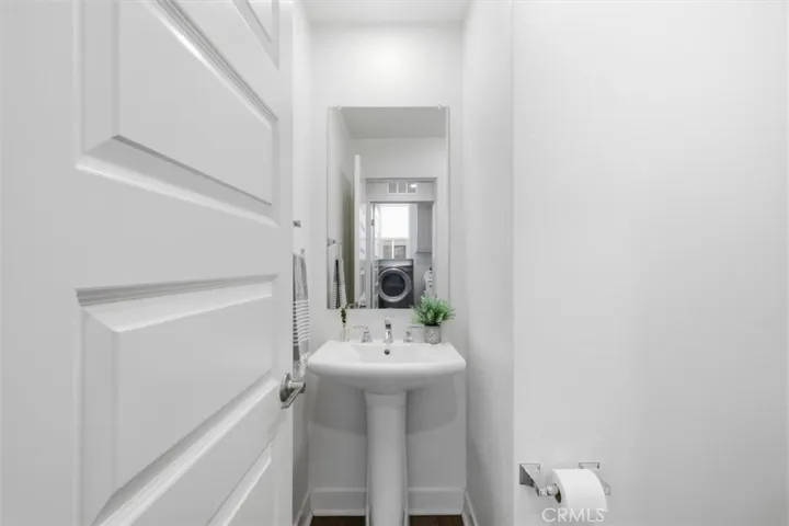 Main level powder room