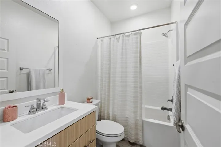 Bedroom floor hallway bathroom