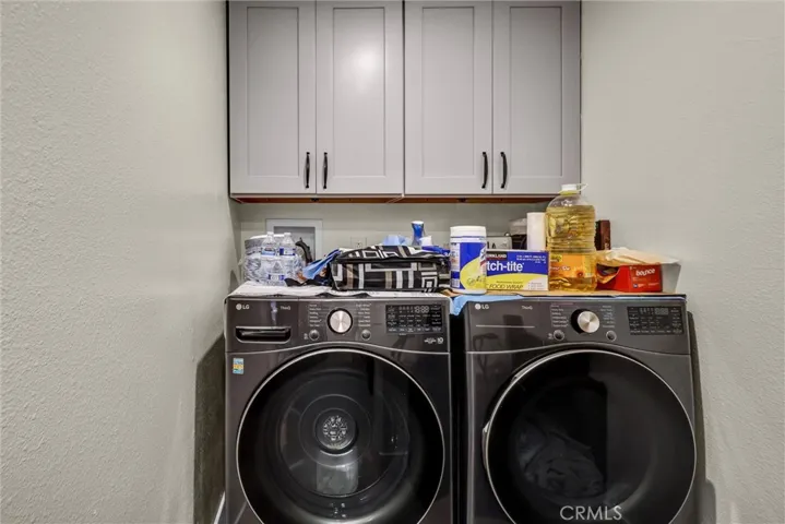 Laundry area off of kitchen