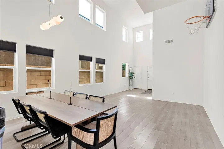 Formal dining and living space.