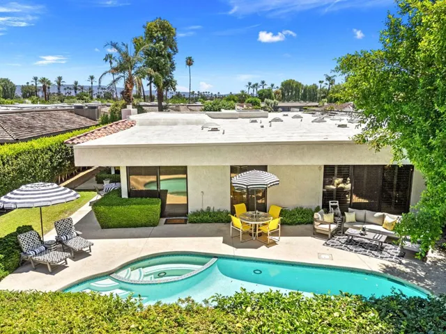 Aerial View of Backyard