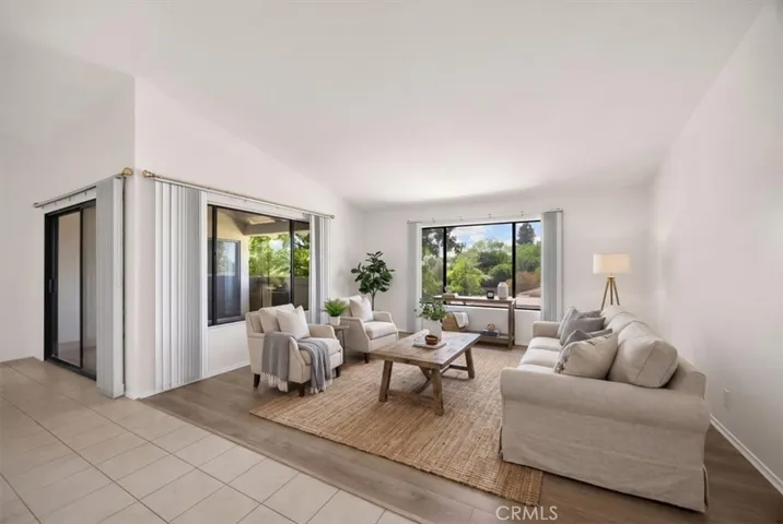 Virtually Staged Living Room