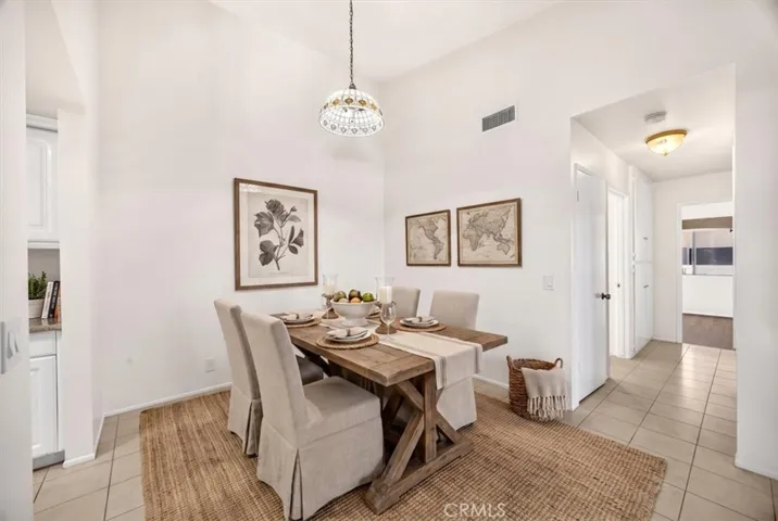 Virtually Staged Dining Room