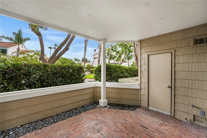 Covered patio extends your indoor-outdoor living space.
