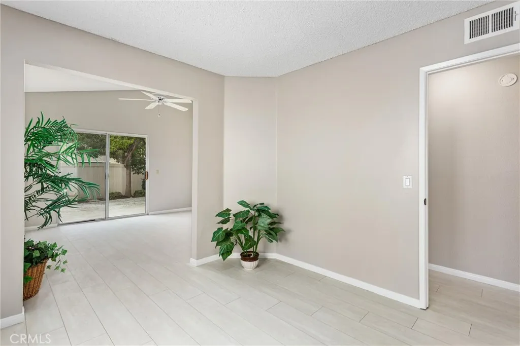 Retreat to primary bedroom and slider to backyard