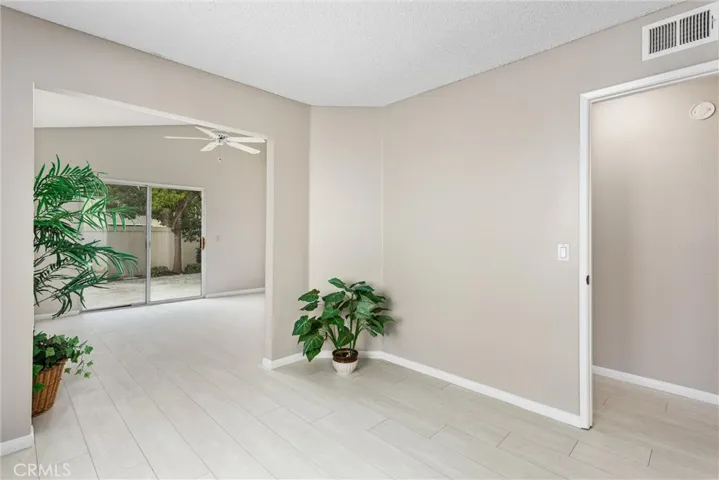 Retreat to primary bedroom and slider to backyard