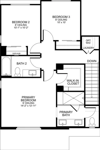 Representative Plan 2C third floor