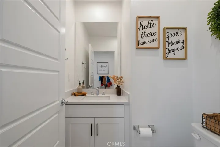 first floor half bathroom