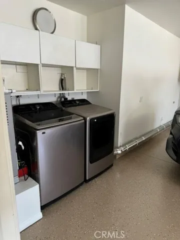 Washer and Dryer included with Lease with more garage storage