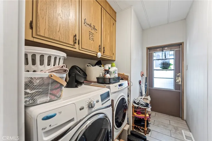 Carport Entrance and Laundry Area