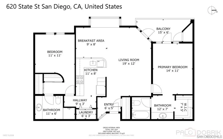 620 State St 123, San Diego, California 92101