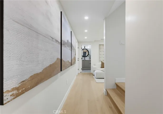 Lower level hallway