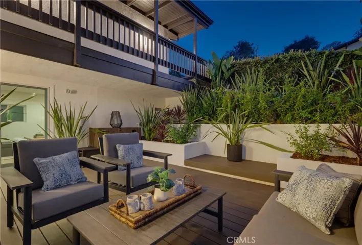 Lower level patio